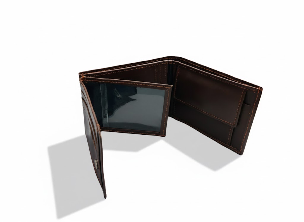 Leather Bi-Fold Wallet - View 1