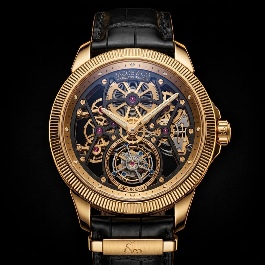 Assembled 8K Haute Horlogerie Tourbillon Watch