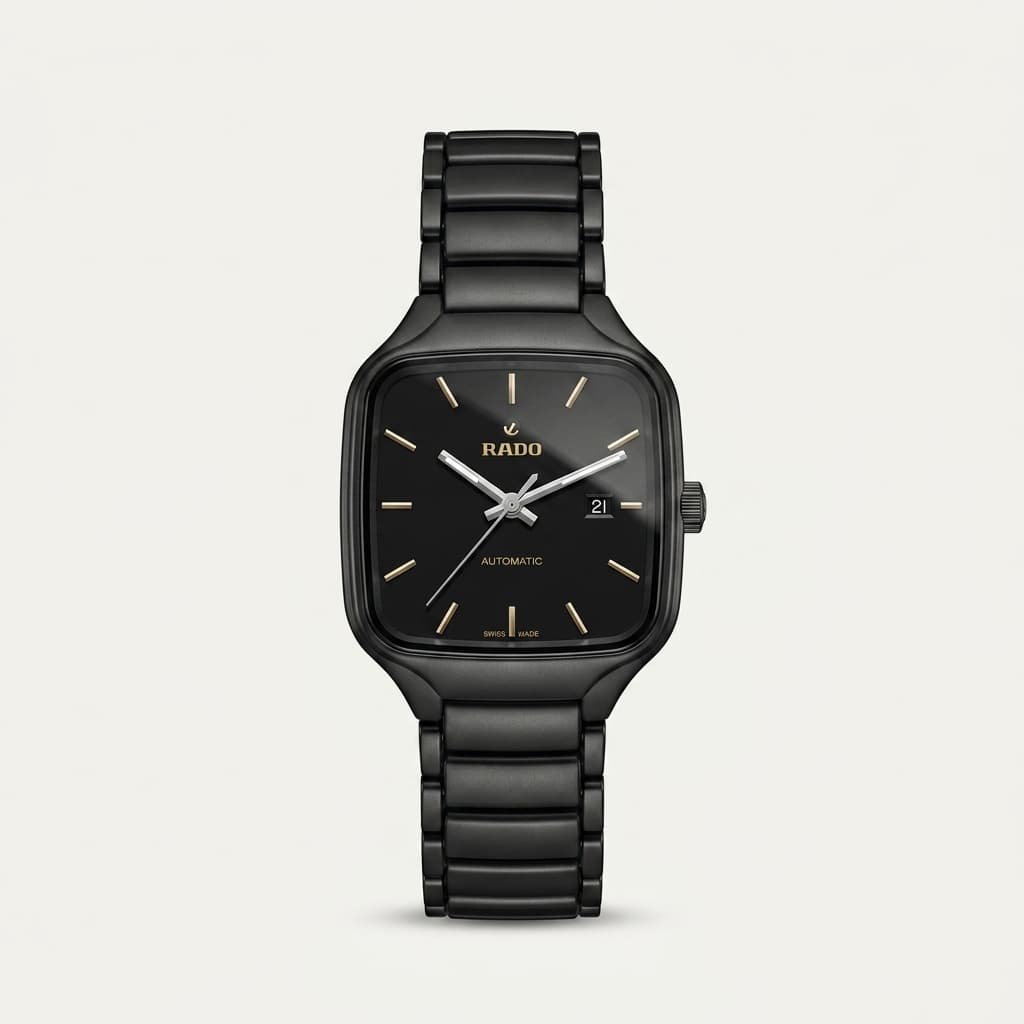 Rado True Square Automatic Black Ceramic