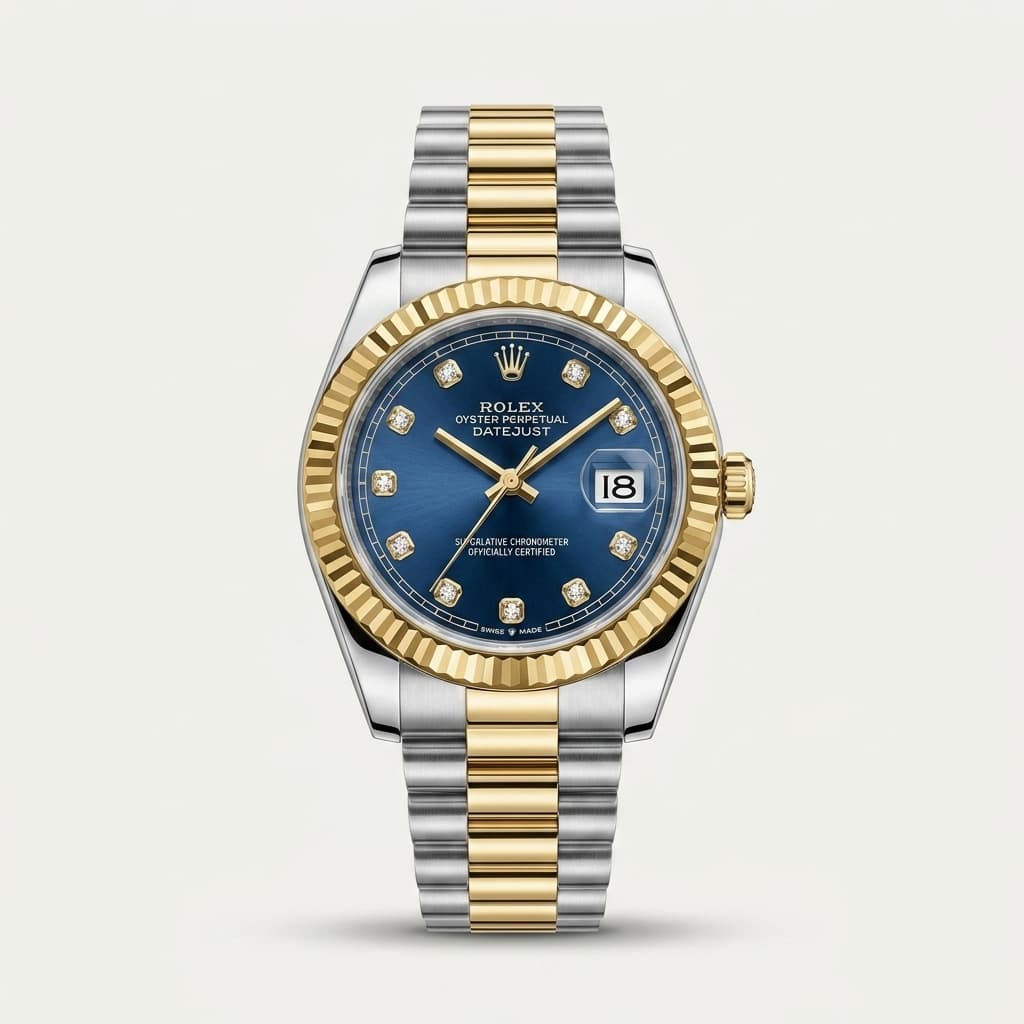 Rolex Datejust Two-Tone Royal Blue Diamond